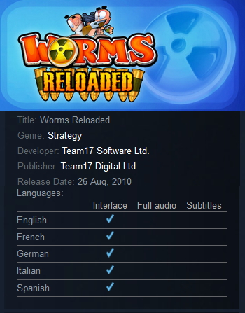 Worms Reloaded Steam - Click Image to Close